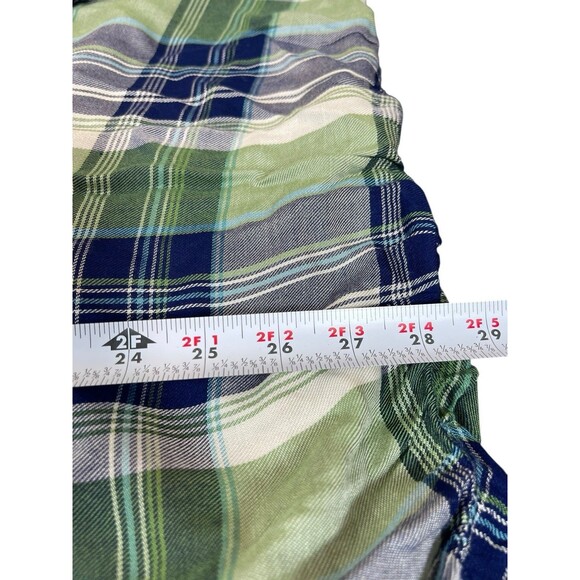 One World 2x Plaid Mixed Media Front Wrap Tie Neck Long Sleeve 2X NWT - Picture 10 of 14